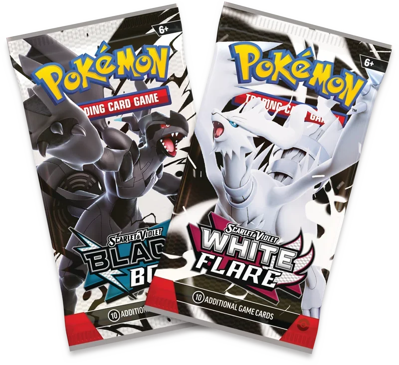 Violet Black Bolt & White Flare Unova mini tin