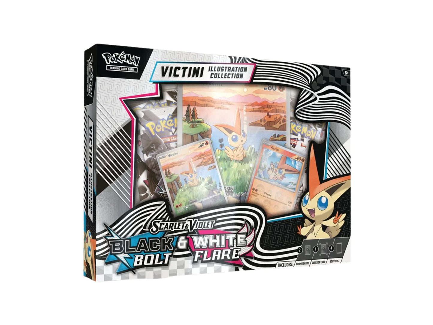 Black Bolt & White Flare Unova Victini Illustration Collection