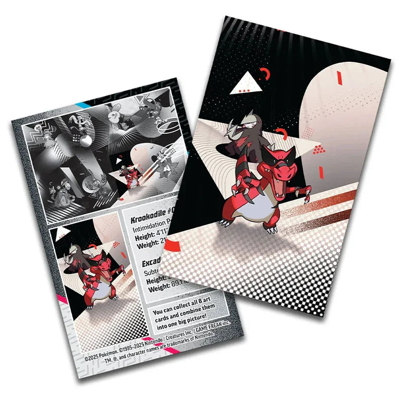 Violet Black Bolt & White Flare Unova mini tin